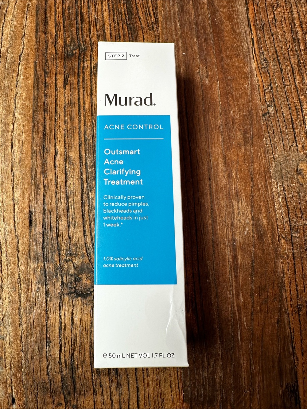 Murad Acne Control Outsmart Acne Clarifying Treatment - Blue and White